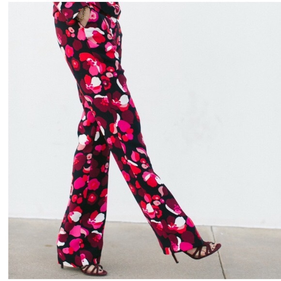 ✨KATE SPADE✨Falling Florals Top & Matching Trouser - Picture 3 of 6